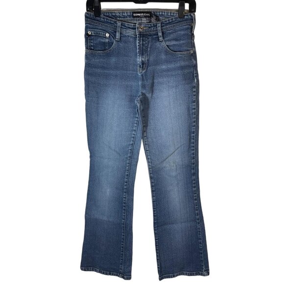 express jeans stretch light blue wash pockets zipper belt loops size 5/6 READ - Picture 1 of 11